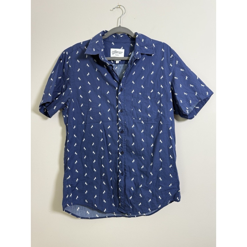 GFW Clothing Without Labels DREW Short Sleeve Button Up Shirt Unicorns Unisex